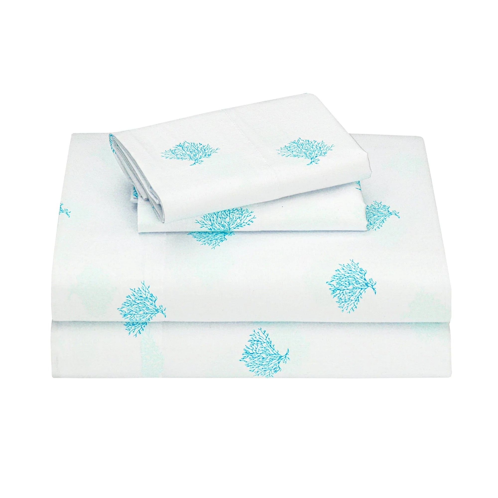 Sleepdown 100 Cotton Queen Size Sheet Set, Ultra Soft Cotton Bed Sheet, Cozy percale sheets