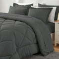 thumbnail image 1 of Sleepdown Comforter Set 7-Piece Bed in a Bag - Dark Grey, King, 1 of 6