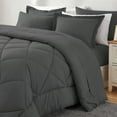 thumbnail image 1 of Sleepdown Comforter Set 7-Piece Bed in a Bag - Dark Grey, Queen, 1 of 6