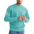 thumbnail image 1 of Sleepdown Men's Crewneck Sweatshirt, Soft Midweight Long Sleeve Fleece Sweatshirt for Men, Basic Pullover Mens Sweatshirt - XLarge, Cascade Green, 1 of 4