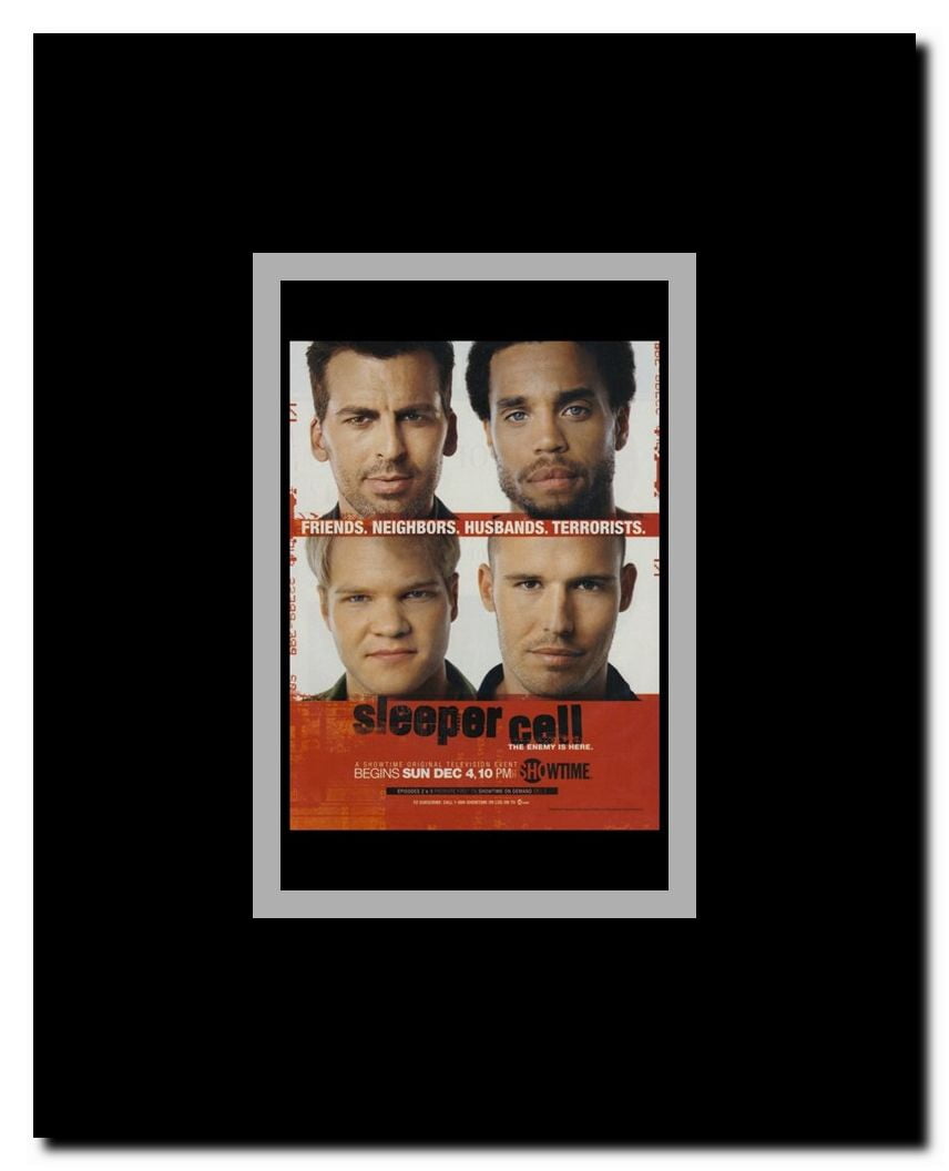 Sleeper Cell Framed Movie Poster