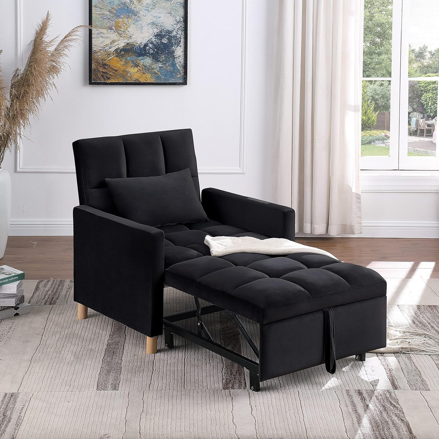 Sleeper Chair Bed Multi-Functional Convertible Chair Sleeper Teddy