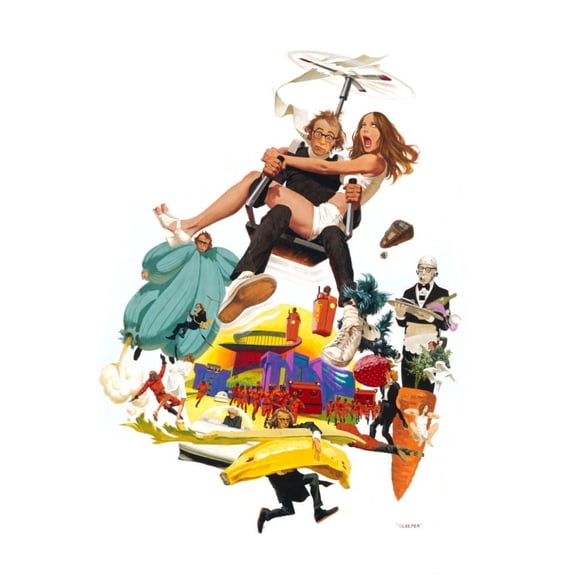 Sleeper Movie Poster 24in x36in Art Poster 24x36 Unframed, Age: Adults, Rectangle Z Posters