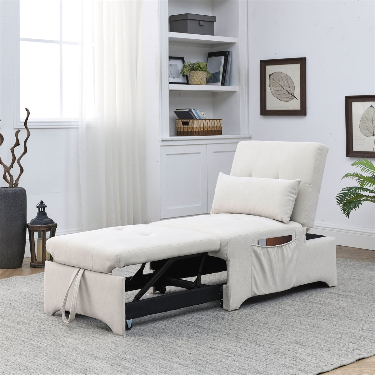 Sleeper Sofa Bed,Convertible Chair 4 in 1 Multifunctional Folding