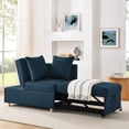 thumbnail image 1 of Sleeper Sofa Chair with Wheels | For Small Rooms, Compact Design and Convenient Adjustment, 1 of 5