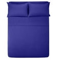thumbnail image 1 of Sleeper Sofa Sheets Queen XL Size (60 x 80 + 6 Inch Deep) (Stripe Royal Blue) - 1800 Series Double Brushed Microfiber, Super Soft, Wrinkle & Fade Resitant Sofa Bed Sheets By The Great American Store, 1 of 5