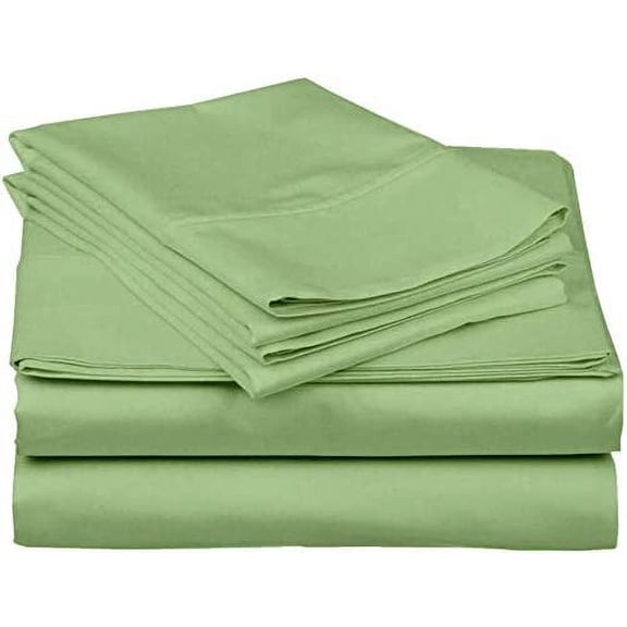 Sleeper Sofa Sleeper Sheet - 400 TC 100% Cotton Luxury Sleeper Sofa Bed Sheet Set Twin Sofa Sleeper Mattress Sheet Sage Solid Fit Up to 5" Inches Deep Pocket Sleeper Sofa Sheet Set