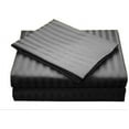 thumbnail image 1 of Sleeper Sofa Sleeper Sheet - 400 TC Luxury 100% Cotton Sleeper Sofa Fitted Sheet Set Queen Sofa Fitted Sheet Black Stripe Fit Up to 6" Inches Deep Pocket Sleeper Sofa Fitted Sheet Only, 1 of 6