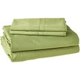 thumbnail image 1 of Sleeper Sofa Sleeper Sheet - 400 Thread Count 100% Cotton Sleeper Sofa Fitted Sheet Set Queen Sofa Fitted Sheet Moss Solid Fit Up to 4" Inches Deep Pocket Sleeper Sofa Fitted Sheet Only, 1 of 6