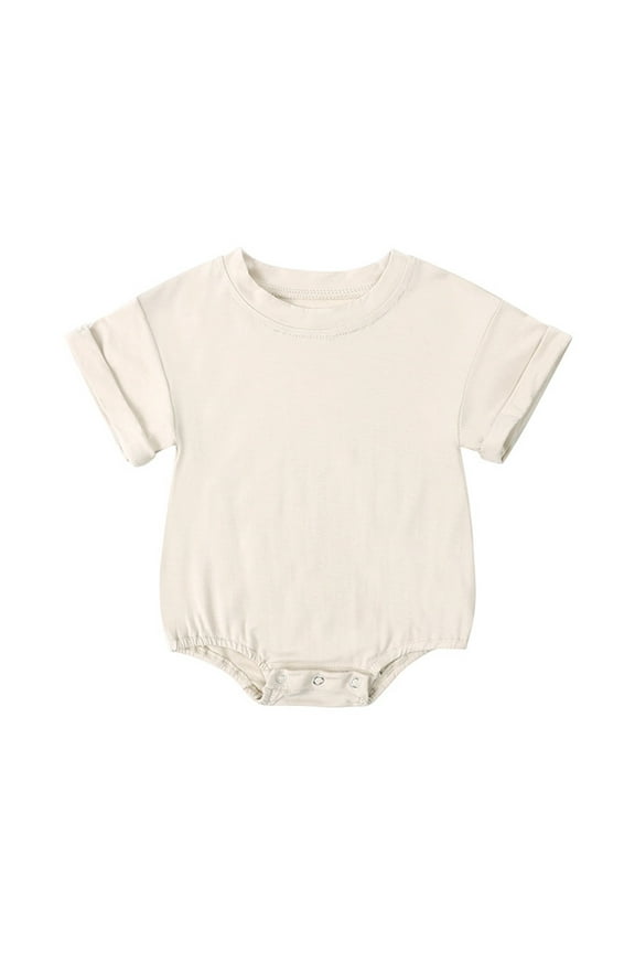 Sleepers 12-18 Months Girl Onesie Newborn Boy 3 Month Onesies Boys Plain Onesies For Babies Button Down Romper Cotton Onesies 3-6 Months