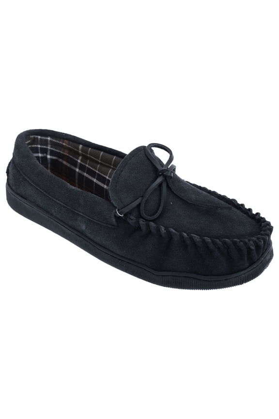 Mens Adie Real Suede Moccasin Slippers