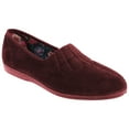 thumbnail image 1 of Sleepers Womens Fan Stitch Wide Fitting Slippers, 1 of 3