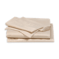 thumbnail image 1 of Sleepgram Viscose from Bamboo Twin Bed Sheets w/2 Pillowcases, Sand, 1 of 17