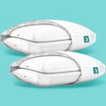thumbnail image 1 of Sleepgram Bed Support Sleeping Pillows with Inserts, King Size (2 Pack), 1 of 15