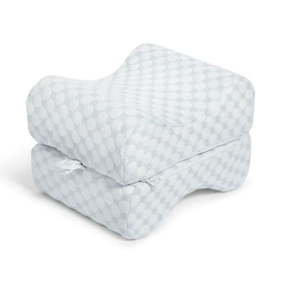 Sleepgram High Density Foam Contour Knee Pillow for Lower Back Pain Relief