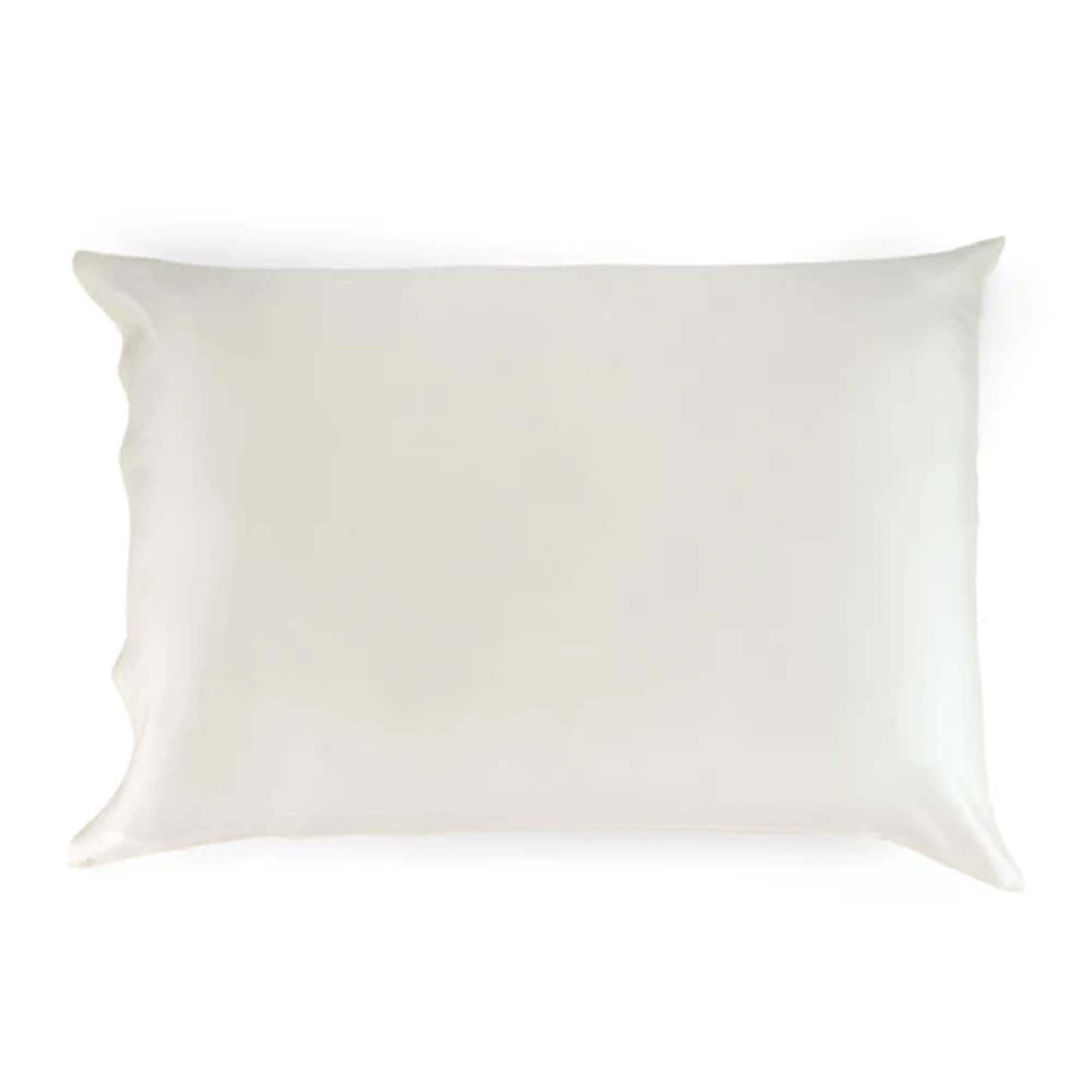 Sleepgram Queen Standard Size Breathable Cooling 6A Silk Pillowcase, White