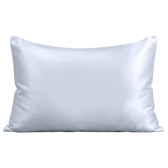 Sleepgram Cooling 6A Silk Pillowcase, Breathable, Queen Standard Size, Grey