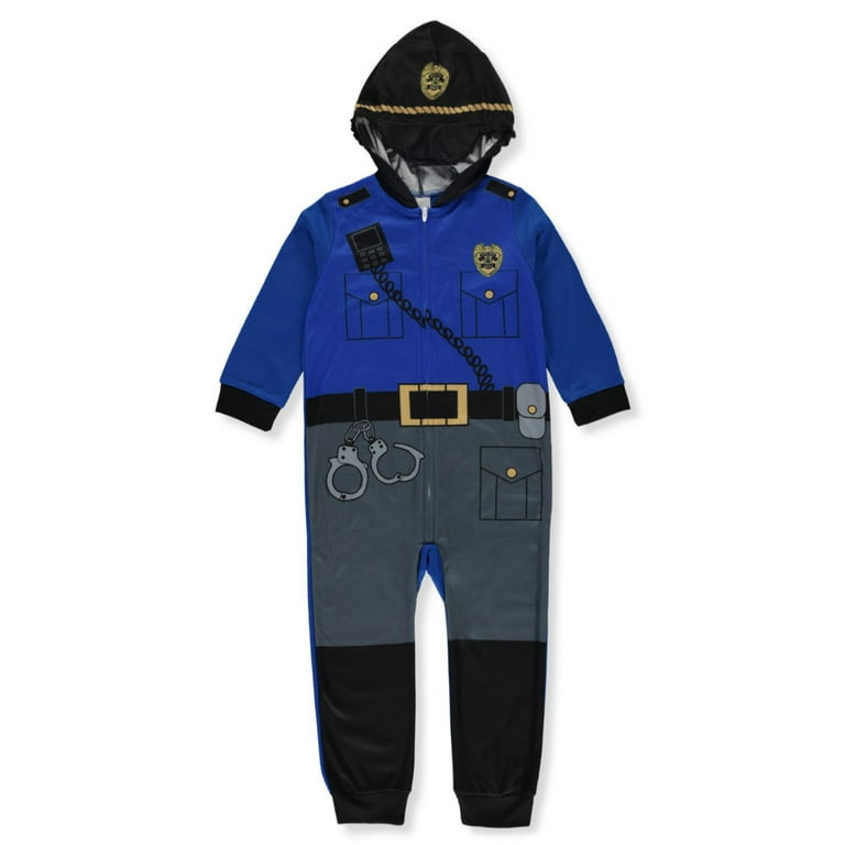 Boys police pajamas hot sale