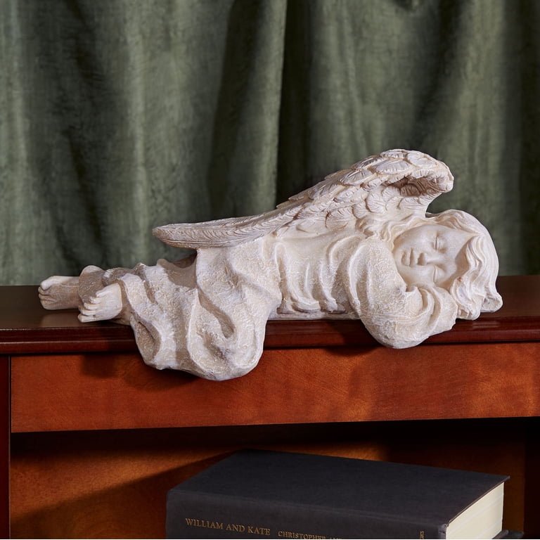 Sleeping Angel Antique Ivory Shelf Sitter - Walmart.com
