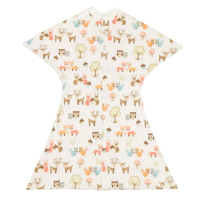 Sleeping Baby ZipadeeZip Swaddle Transition Sleep Sack 36 Months, Woodlands