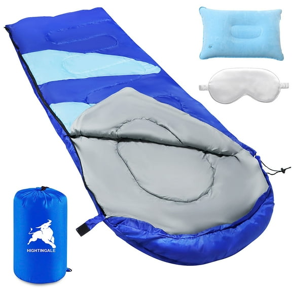 Sleeping Bag, 3-4 Seasons Double Sleeping Bag for Adults, One Person Sleeping Bag Lightweight Waterproof for Cold Weather & Warm, 220CM X 75CM