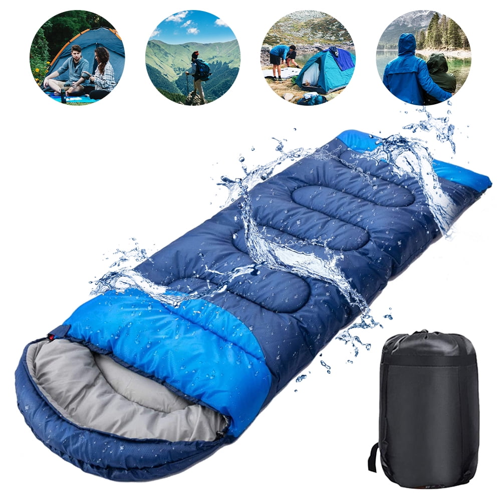 IFORREST Sleeping Bag for Adults and Teens - Cold Weather(3-4 Seasons)  Thickened Backpacking Camping Bed - Best Camp Gear for 1 Person -  Extra-Wide 
