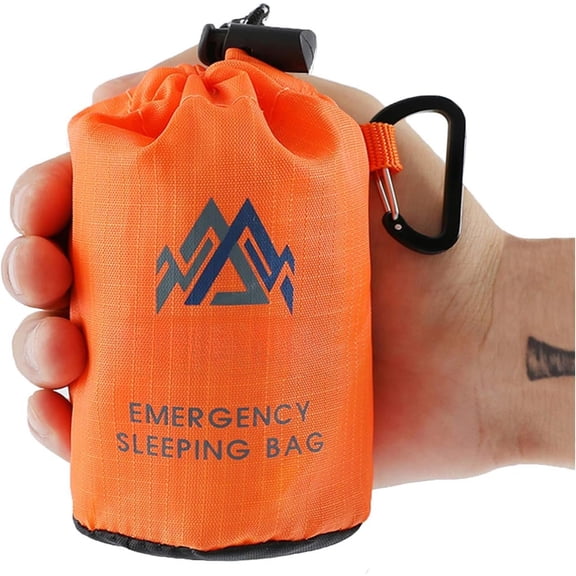 Sleeping Bag  Bivy Sack Use as  Blanket Lightweight  Gear for Outdoor Hiking Camping Keep Warm After Earthquakes, Hurricanes and Other disasters