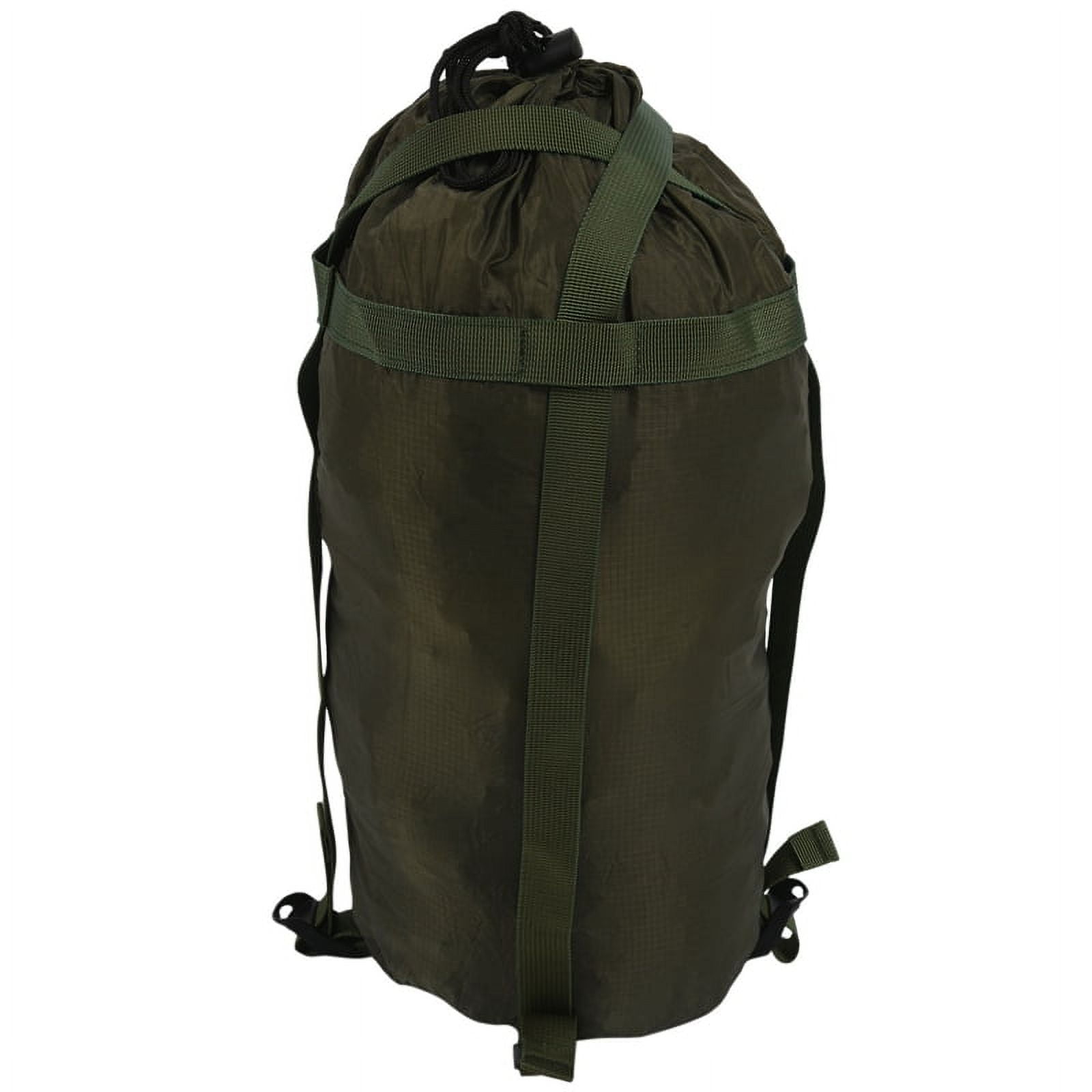 Sleeping Bag Compression Sack Pouch Camping Equipment Green