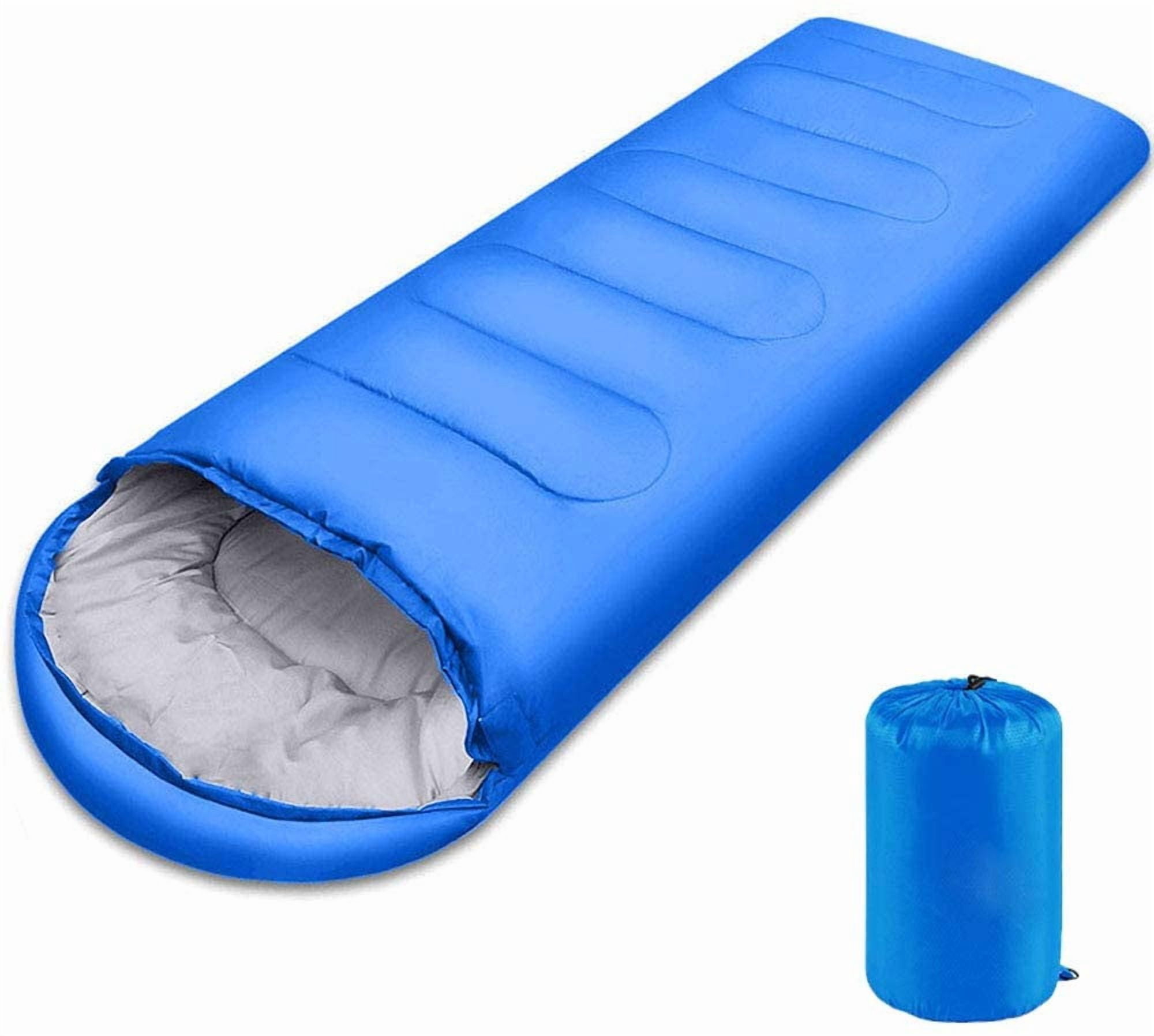 Sleeping Bag, Lightweight 3 Season Weather Sleep Bags for Kids Adults Girls Women, Microfiber Filled 5-20 Degree for Backpacking/Hiking/Camping/Mountaineering with Compression Sack