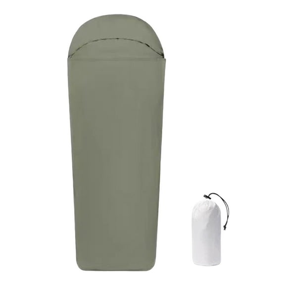 Sleeping Bag Liner Light Adult Sleep Sack & Travel Sleep Sack Travel Sheets & Camping Sheet Backpacking Hotel Hostels Comfy & Easy Care Full Length