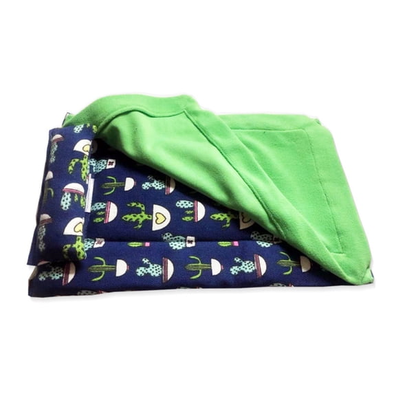Sleeping Bag Tropical Cactus Print Sleeper with Blanket Pillow Cage for Bearded Dragon