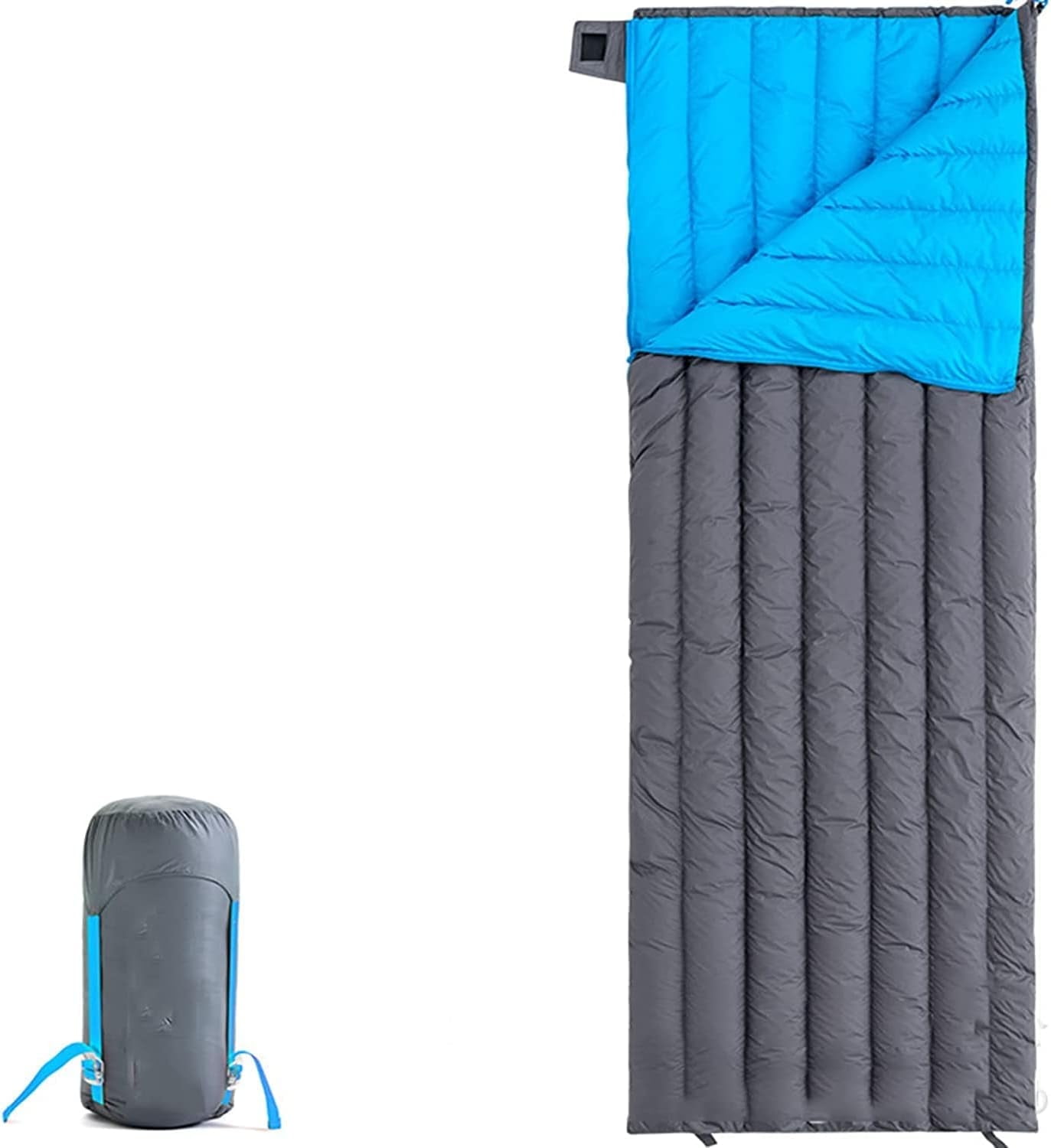 Sleeping Bag for Adults Single Spring Autumn Outdoor Camping Sleeping Bag Lightweight Carry Bag Storage Pockets，Orange