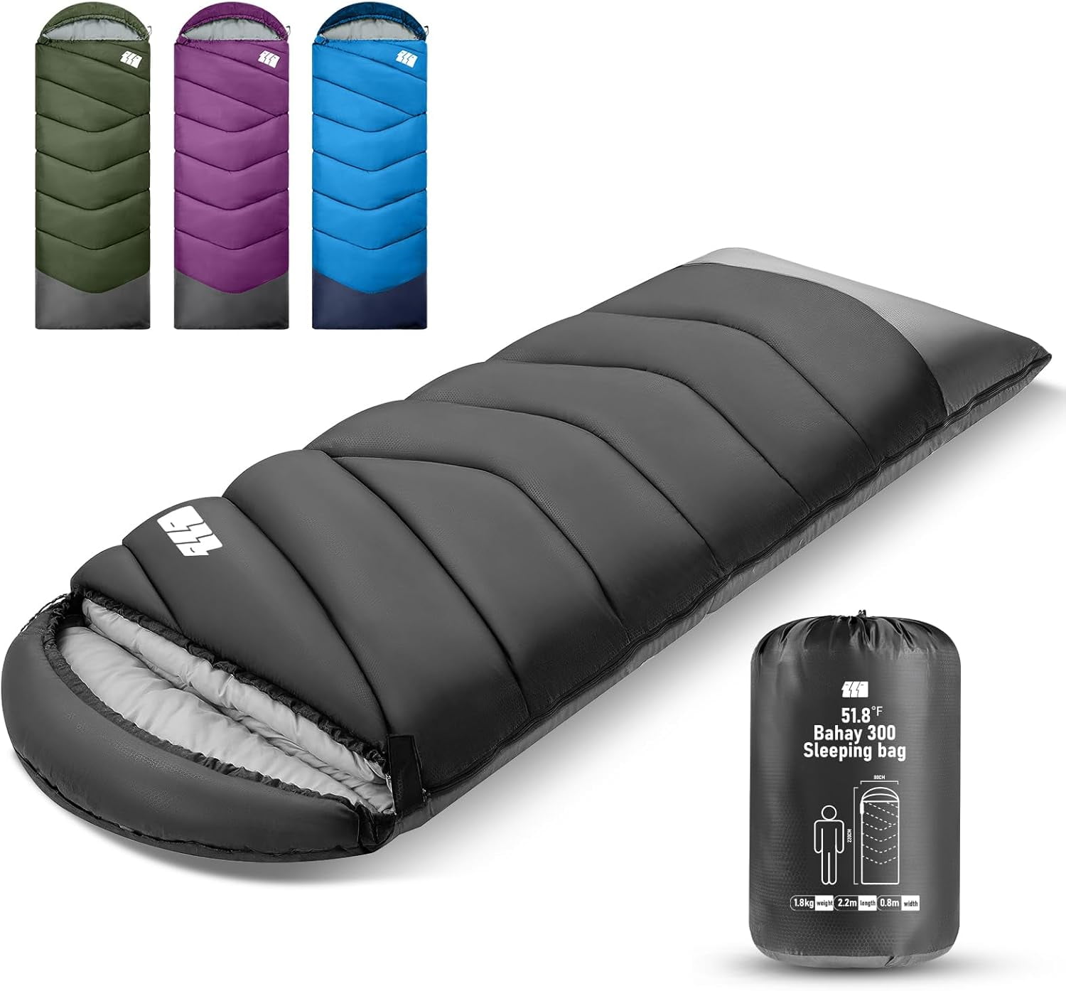 Sleeping Bags for Adults Cold Weather & Warm,Backpacking Camping Bag Tall Girls Boys,Lightweight,Compact,Waterproof Gear Traveling,Hiking,Hotel,Outdoor Indoor
