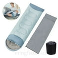 thumbnail image 1 of Sleeping Bags for Adults Kids - 3 Season Cold&Warm Weather Waterproof Sleeping Bags with Removable Liner - Lightweight Sleeping Bags for Camping Hiking Outdoor Travel, Blue- Left Zipper, 1 of 9