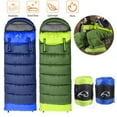 thumbnail image 1 of Sleeping Bags for Adults & Kids, Backpacking Lightweight Waterproof Cold Weather Sleeping Bag for Girls Boys Mens for Warm Camping Hiking Outdoor Travel Hunting with Compression Bags, 1.95kg, Green, 1 of 11
