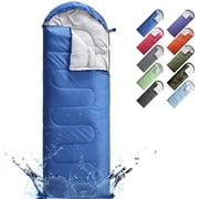 FAIRYLAND Sleeping Bags for Adults Teens Kids with Compression Sack Portable and Lightweight for 3-4 Season Camping, Hiking,Waterproof, Backpacking and Outdoors Dark blue