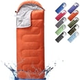 thumbnail image 1 of FAIRYLAND Sleeping Bags for Adults Teens Kids with Compression Sack Portable and Lightweight for 3-4 Season Camping, Hiking,Waterproof, Backpacking and Outdoors（Orange）, 1 of 7