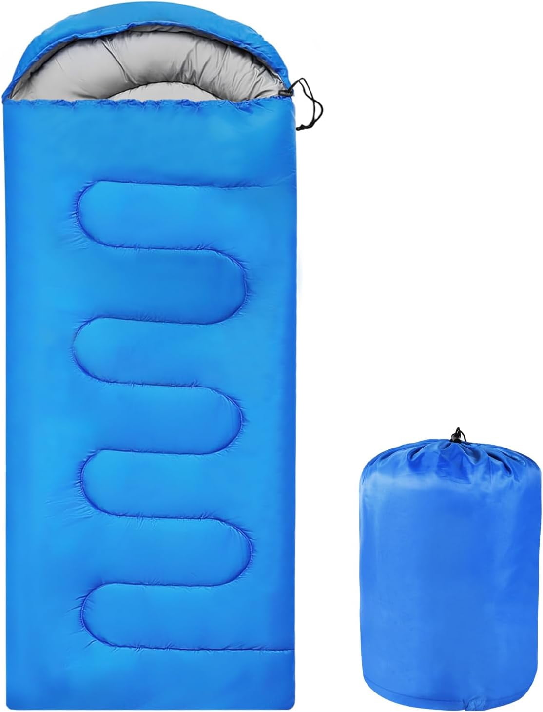Sleeping Bags Portable Waterproof Camping Bag for Adults Kids 4 Seasons Cold Weather or Warm Backpacking Hiking Travel Indoor Outdoor Use