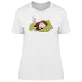 thumbnail image 1 of Sleeping Beautiful Young Girl T-Shirt Women -Image by Shutterstock, Female Medium, 1 of 2