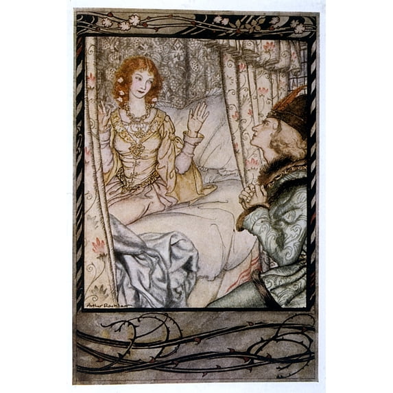 Sleeping Beauty - 10 Poster Print By Mary Evans Picture Libraryarthur Rackham (24 X 36)