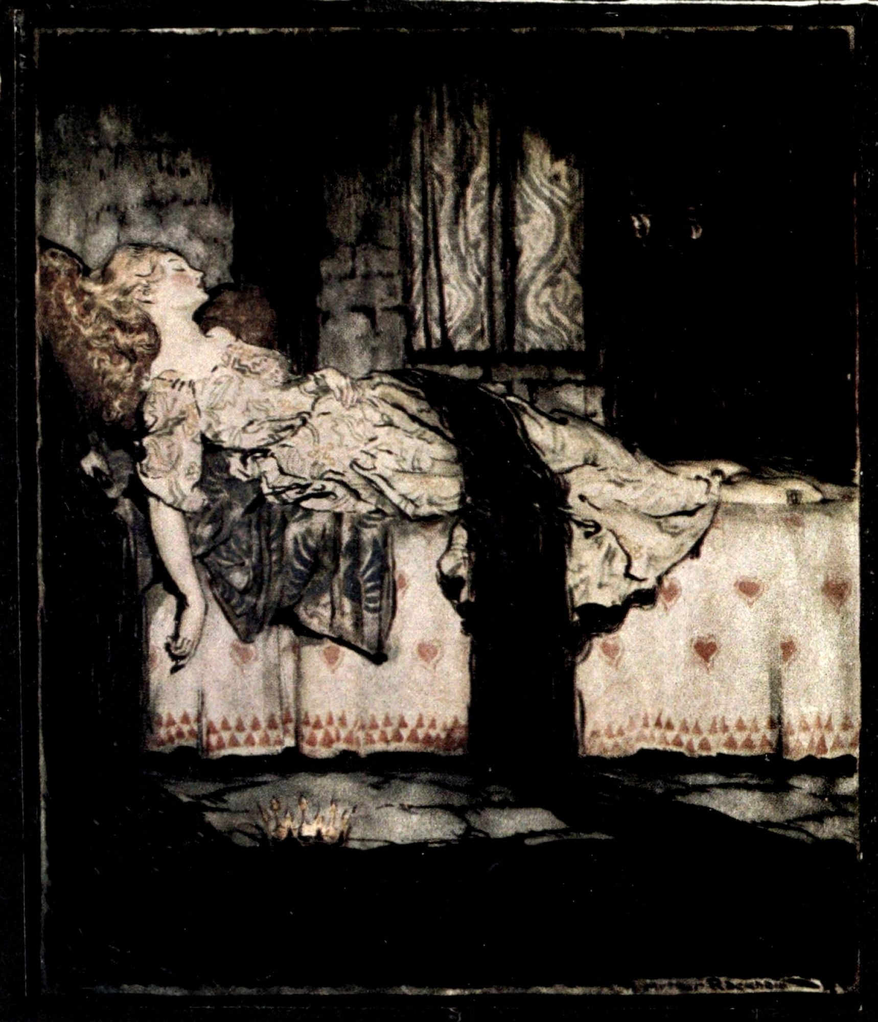 Sleeping Beauty 1920 Canvas Art - A Rackham (18 x 24)