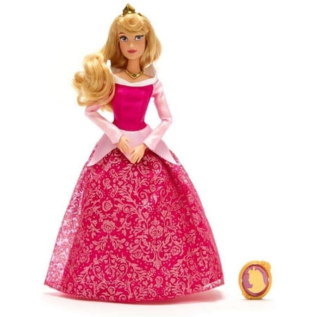 Sleeping Beauty Aurora Classic Princess 11.5” Doll With Pendant Figure Boxed New