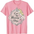 thumbnail image 1 of Sleeping Beauty Aurora Let Me Sleep Graphic DTG Print Unisex T-Shirt,Light Pink Color,Size 5-6T, 1 of 5
