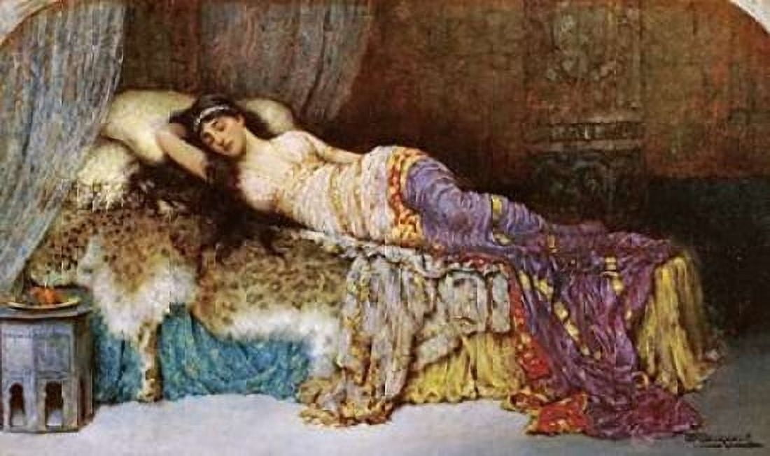 Sleeping Beauty Canvas Art - William A Breakspeare (12 x 18)