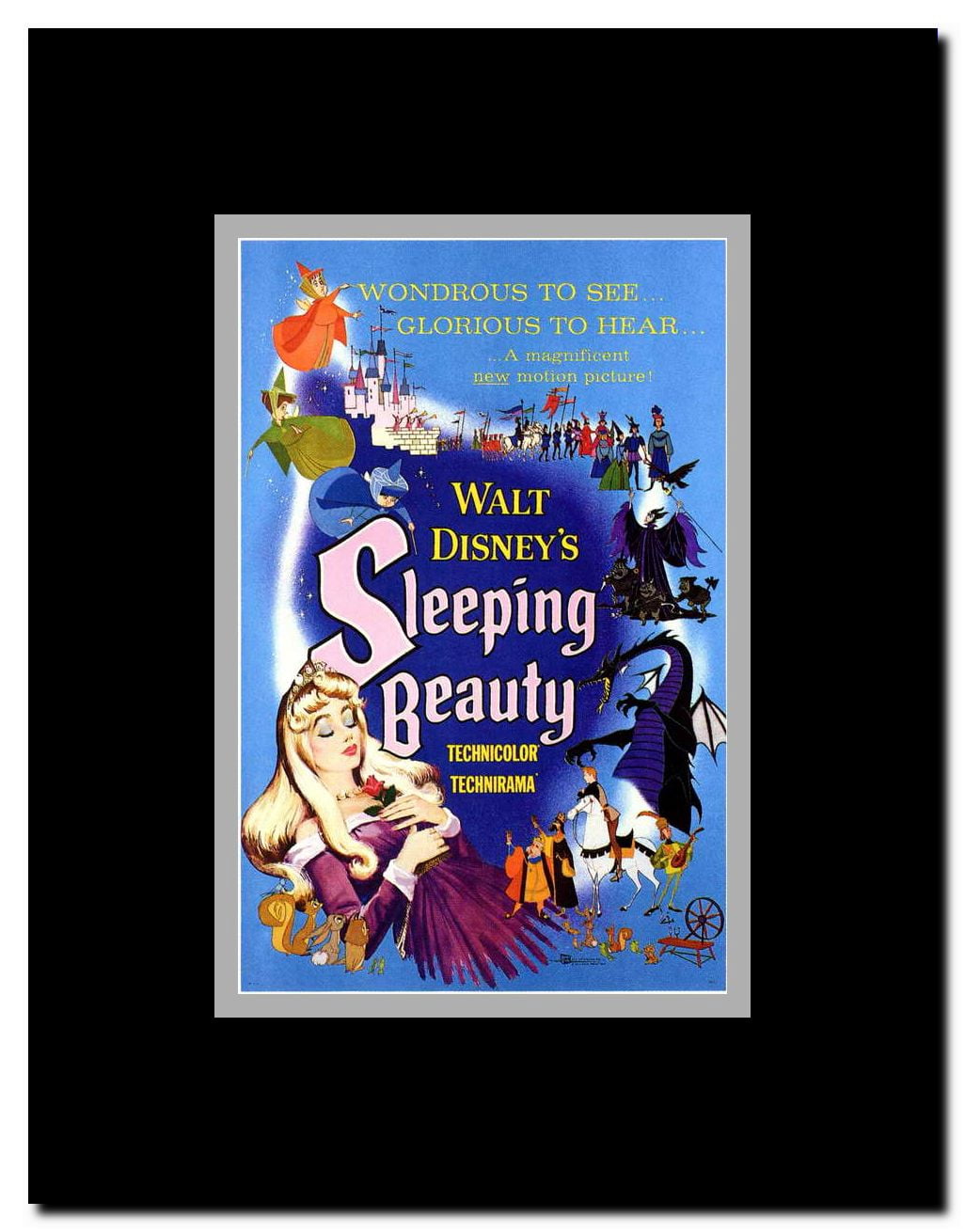 Sleeping Beauty Framed Movie Poster