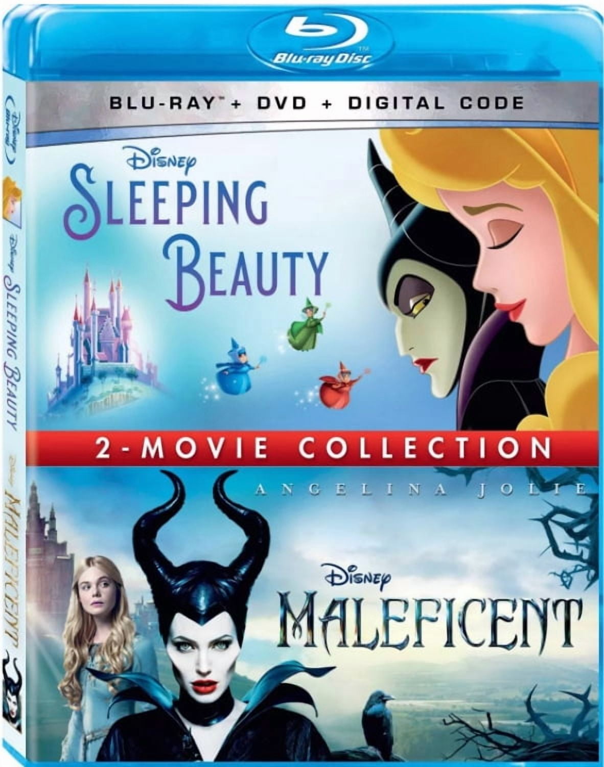 Sleeping Beauty / Maleficent (Blu-ray + DVD + Digital Code