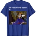 thumbnail image 1 of Sleeping Beauty Maleficent Evil Queen Meme DTG Print Unisex T-Shirt,Royal Blue Color,Size 2XL, 1 of 5