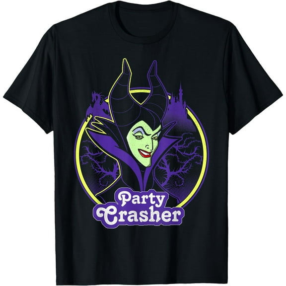 Sleeping Beauty Maleficent Party Crasher DTG Print Unisex T-Shirt