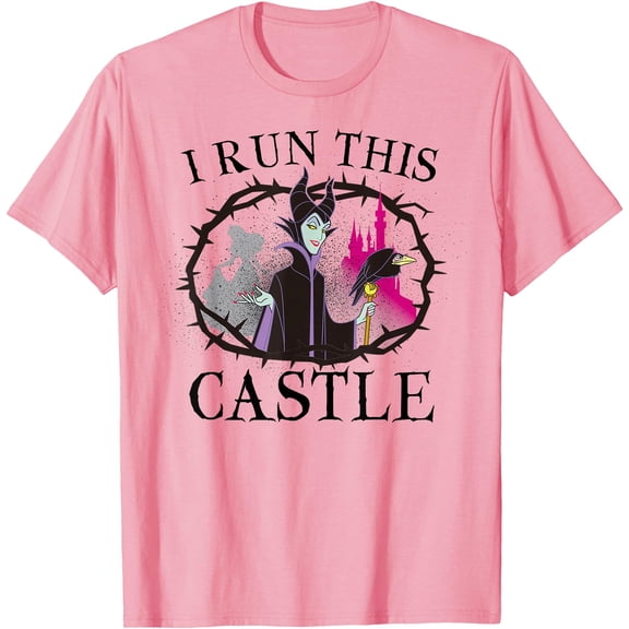 Sleeping Beauty Maleficent Runs This Castle DTG Print Unisex T-Shirt