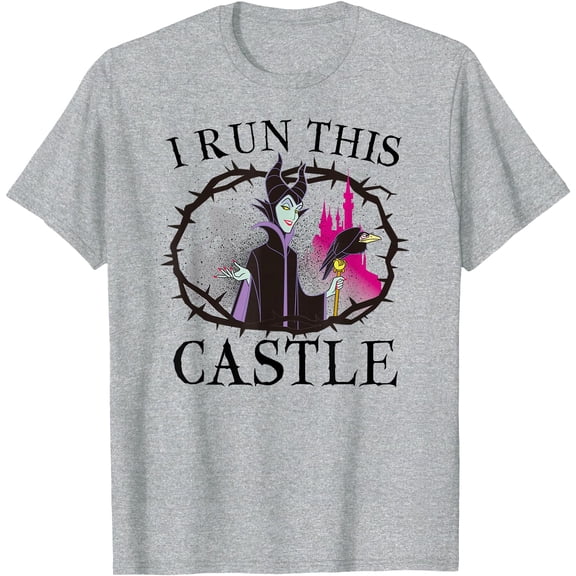 Sleeping Beauty Maleficent Runs This Castle DTG Print Unisex T-Shirt